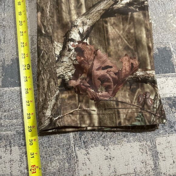 Gamehide Hush Hide Pants L 12 Cargo Mossy Oak Camo Lined Soft Hunting Rain - Picture 7 of 12
